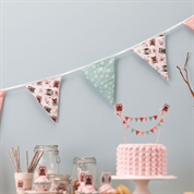 Banderín tela buhos