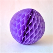 Decorado bola nido de abeja lavanda 20cm