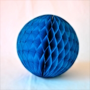 Decorado bola nido de abeja turquesa 20cm