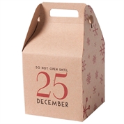 Caja regalo no abrir hasta 25 de diciembre