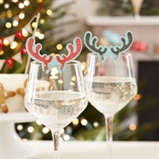 Decoraciones vaso Navidad Vintage