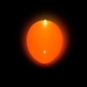 Globos naranja con luz (5)