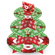 Stand para cupcakes Papá Noel