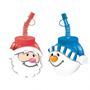 Vaso Navidad con tapa