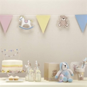 Banderín bebé vintage