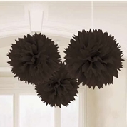 Decorados pompón negros (3)