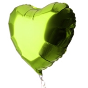 Globo corazón verde claro