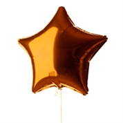 Globo estrella naranja