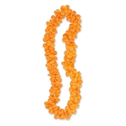 Lei flores naranja