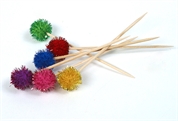 Pinchos pompón colores (24)