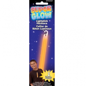 Bastón con luz naranja