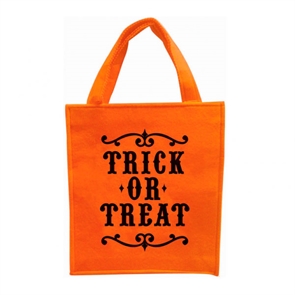 Bolsa fieltro truco o trato