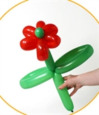 Decoración con globos: Cómo hacer una flor de globos moldeables