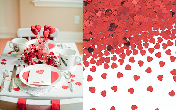 Cómo decorar una mesa para San Valentín