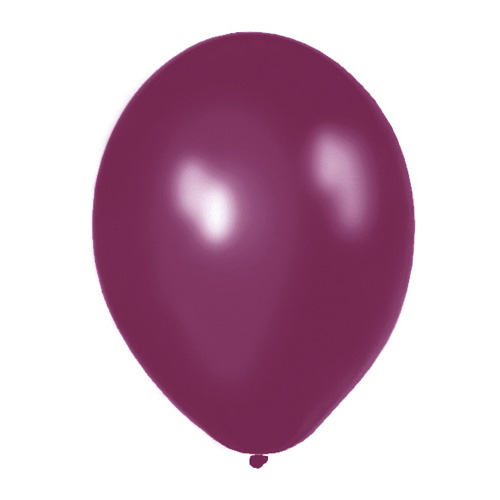 globos de látex color vino tinto