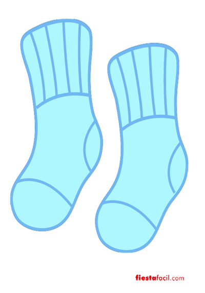 calcetines azules