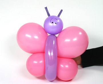 tutorial hacer una mariposa con globos
