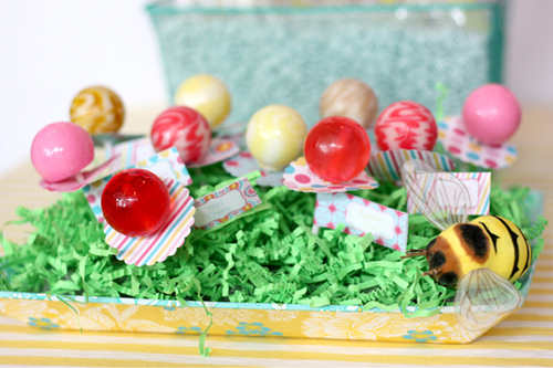 mesa de dulces para una fiesta hadas
