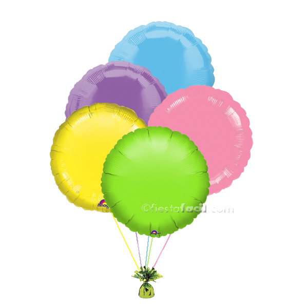 un ramillete de globos para decorar tu fiesta primavera